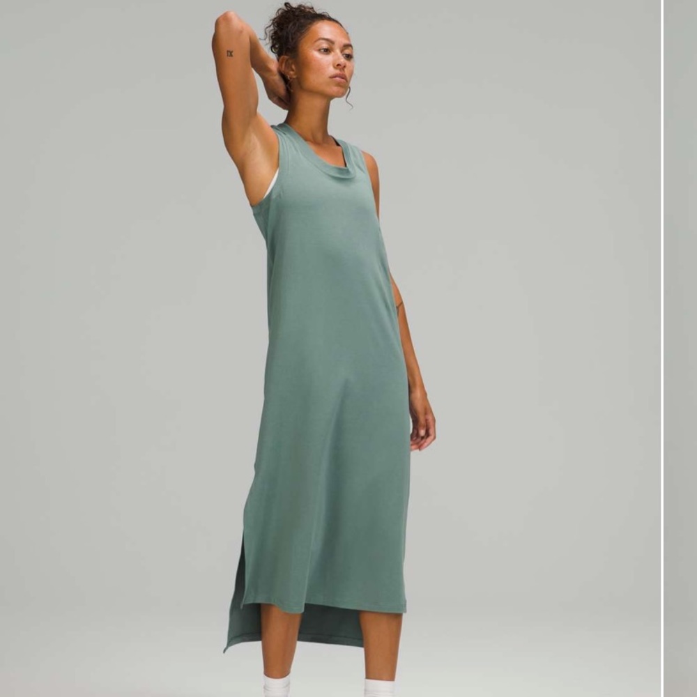 Lululemon All Yours Maxi Dress in Tidewater Teal